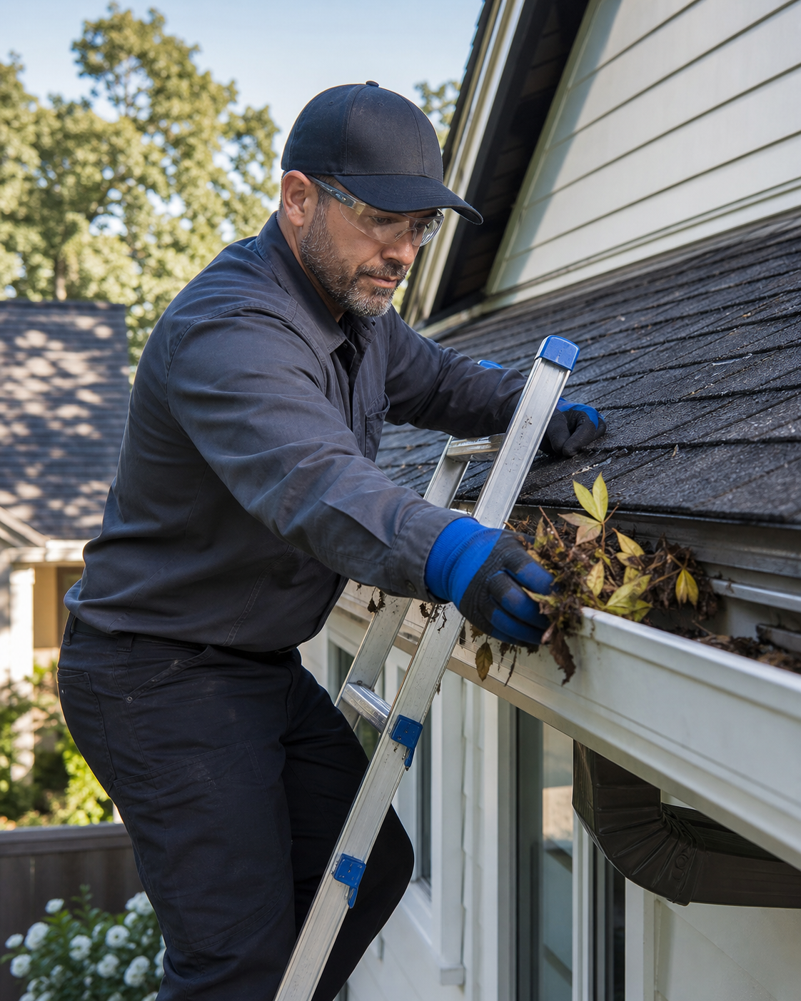 Highvibe Exterior professional cleaning a home